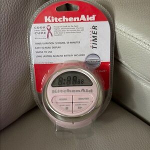 NEW KitchenAid Cook For The Cure Digital Timer Pink